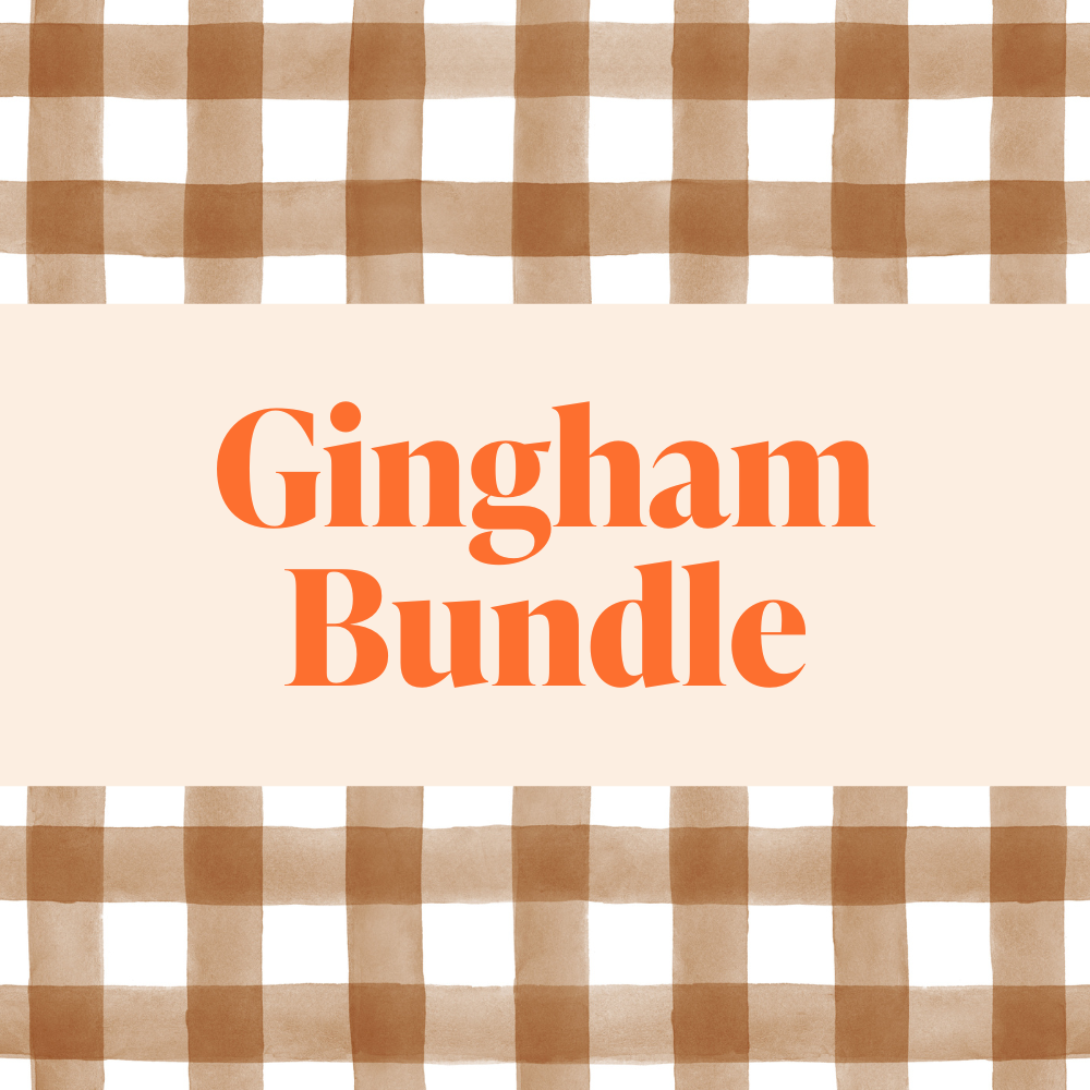 Gingham Car Set