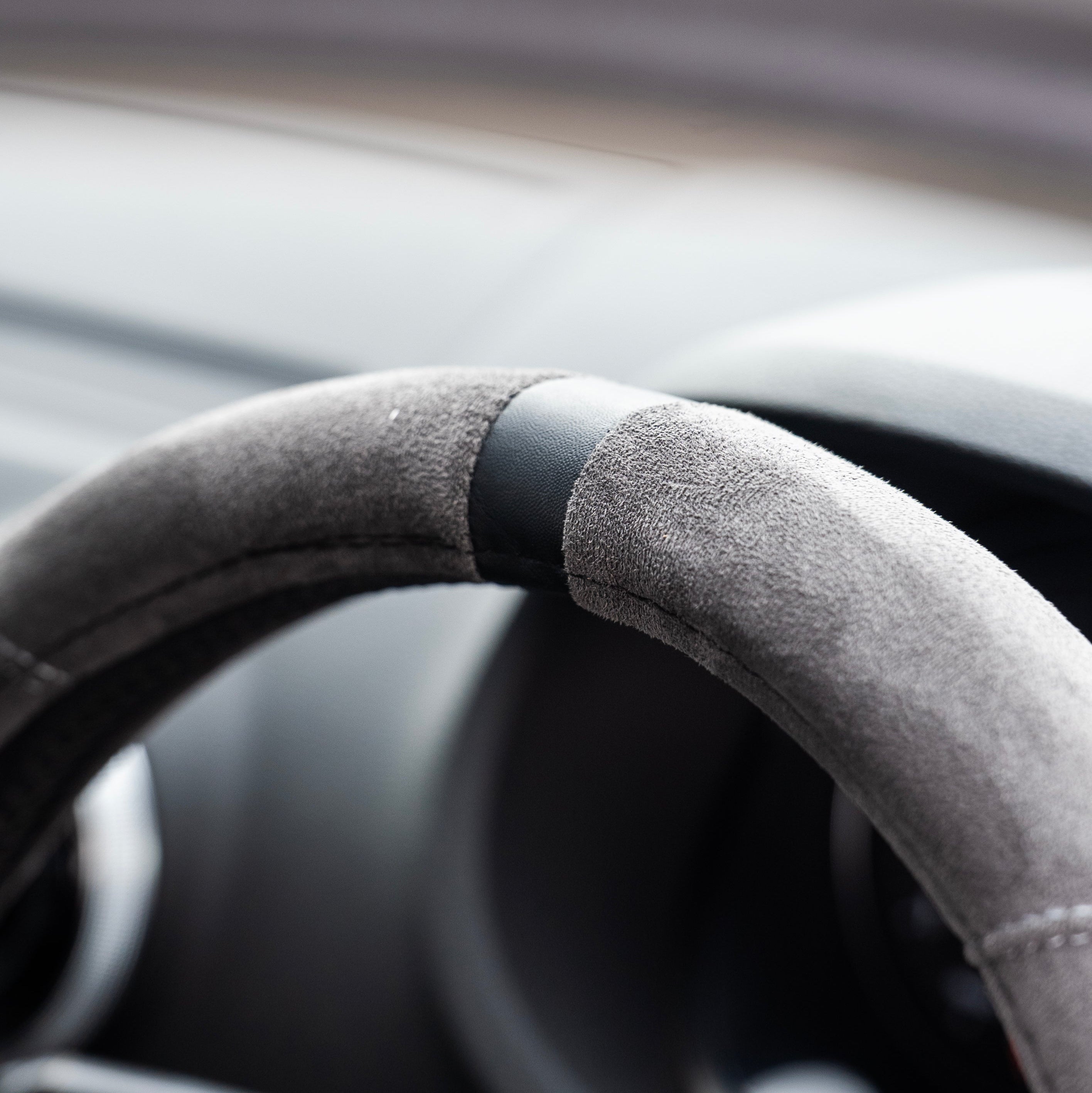 Suede-Style Steering Wheel Cover