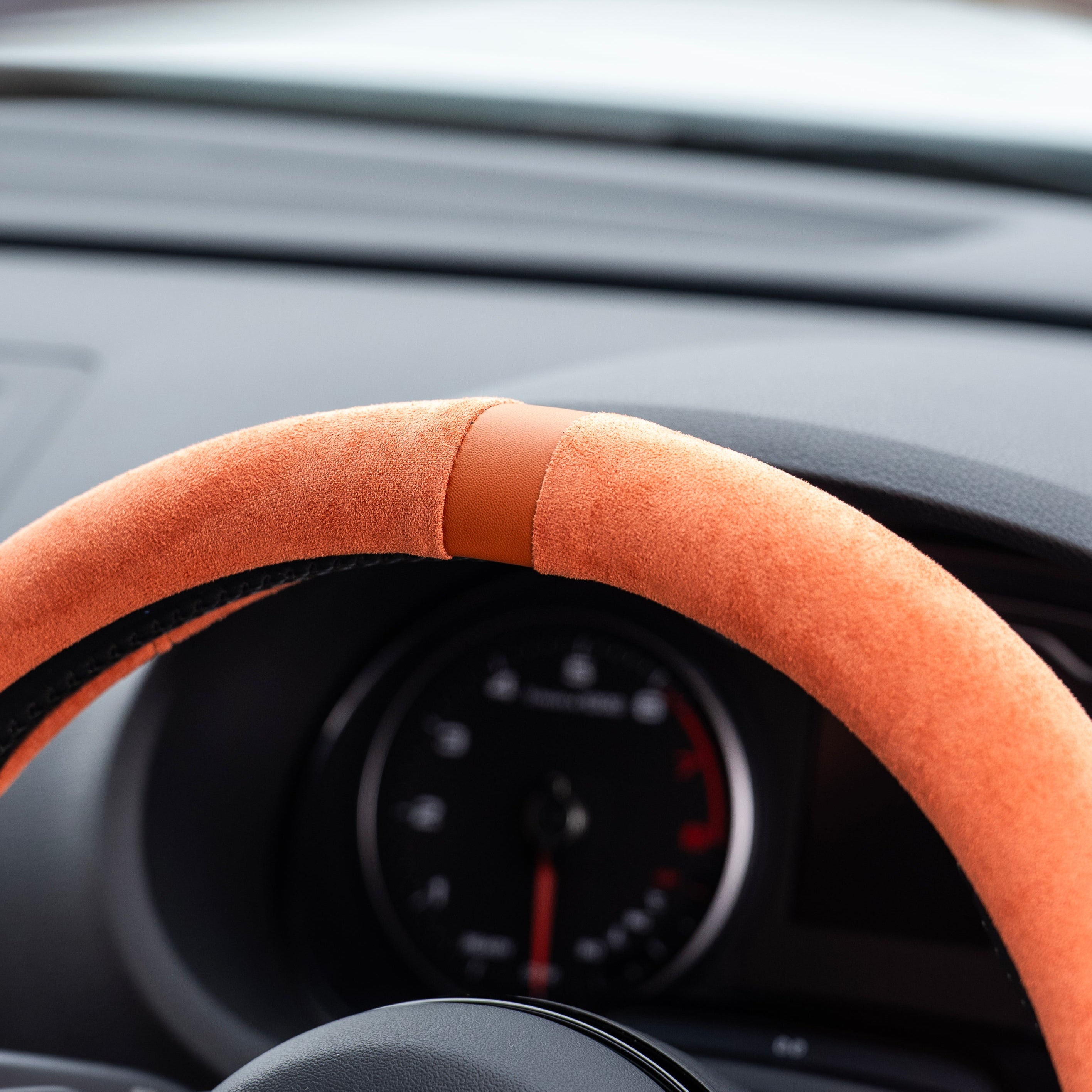 Suede-Style Steering Wheel Cover