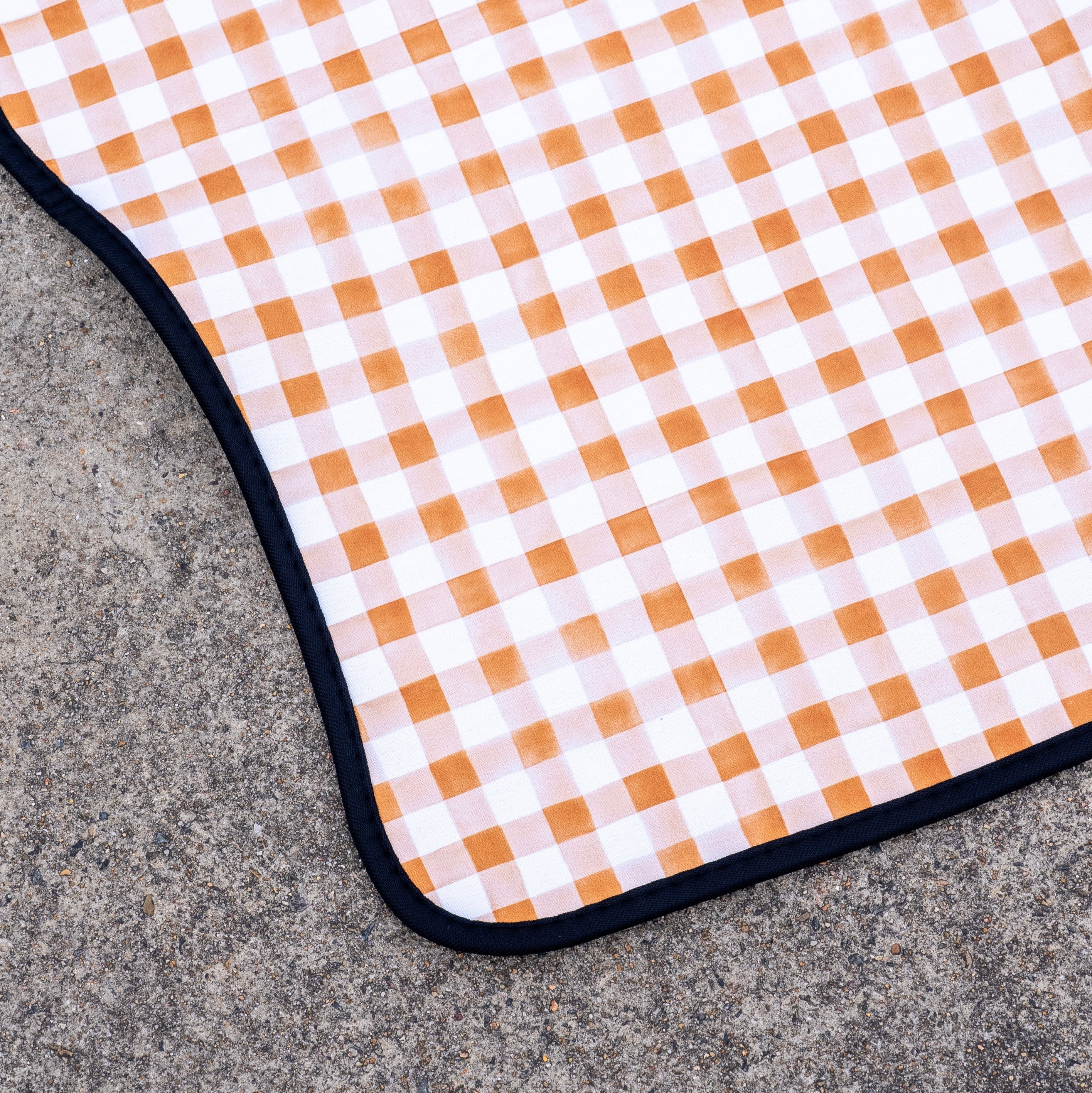 Gingham Floor Mat Set