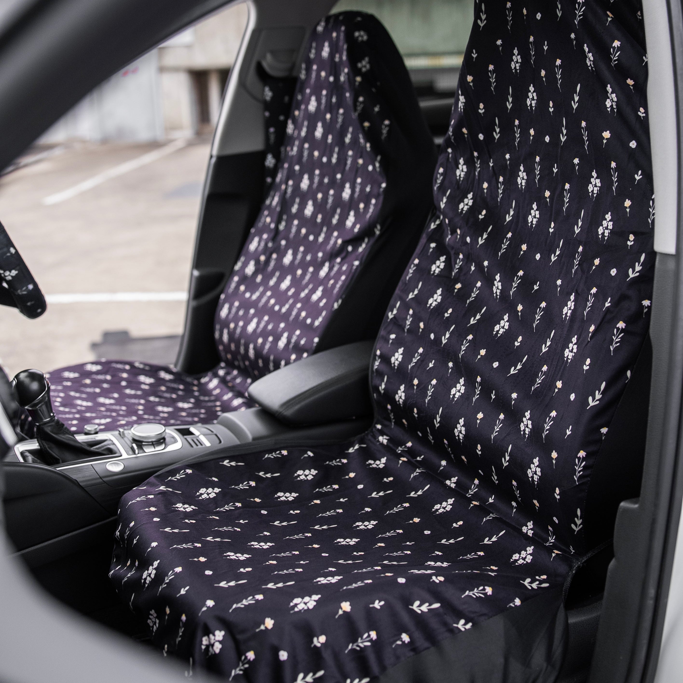 Flower Field Seat Cover Set