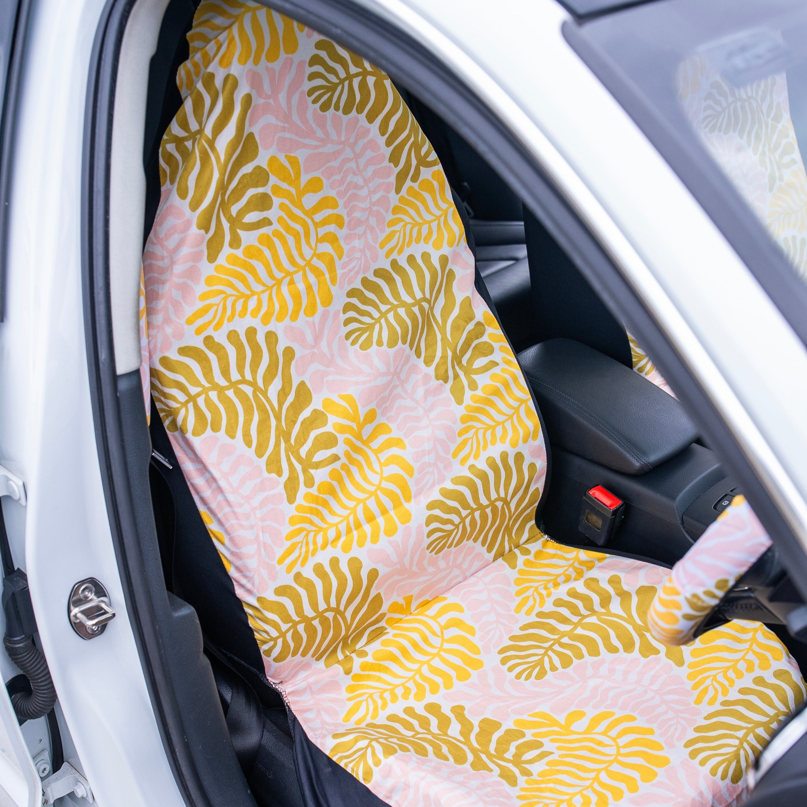 Coral Seat Cover Set