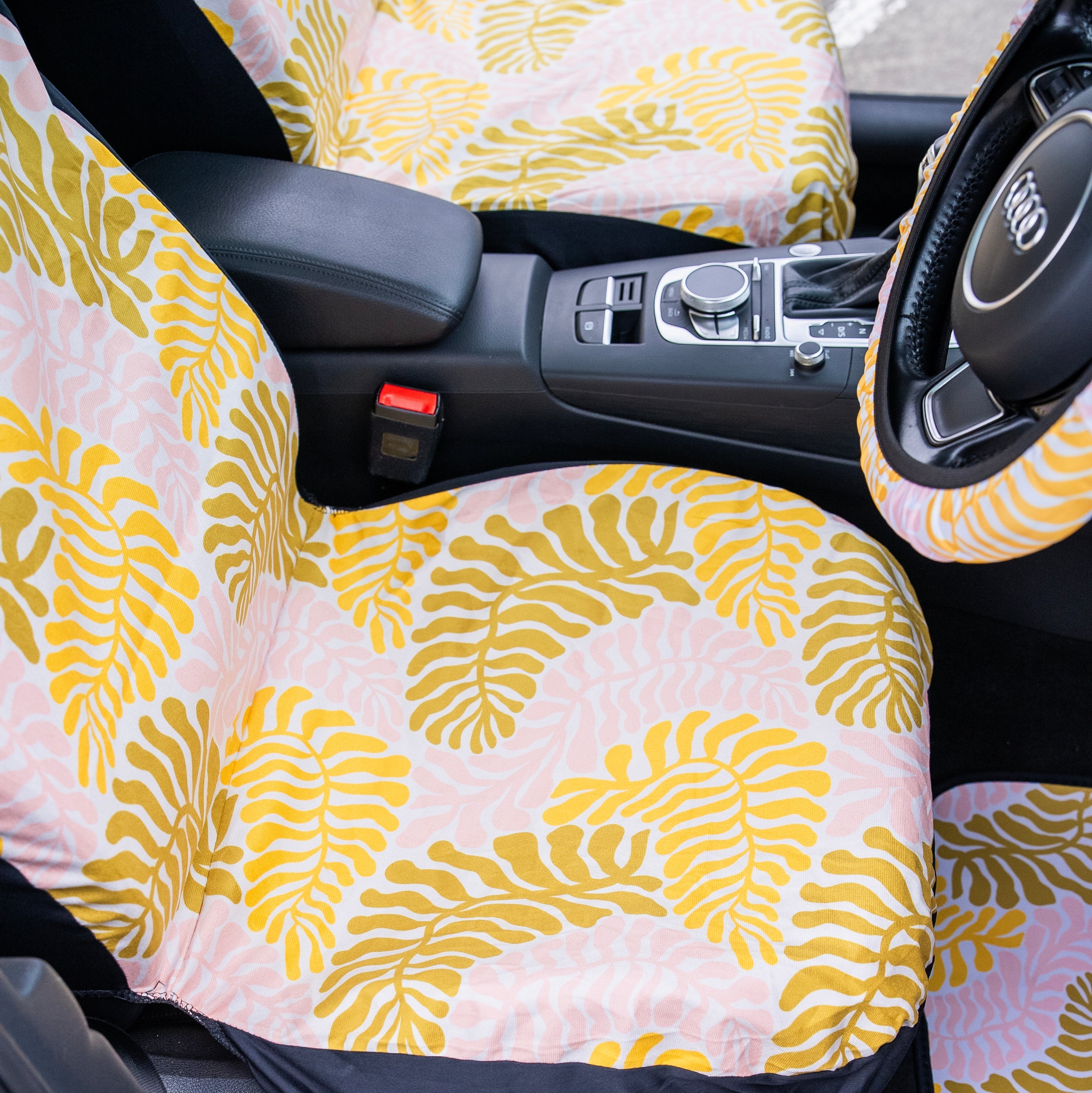 Coral Seat Cover Set